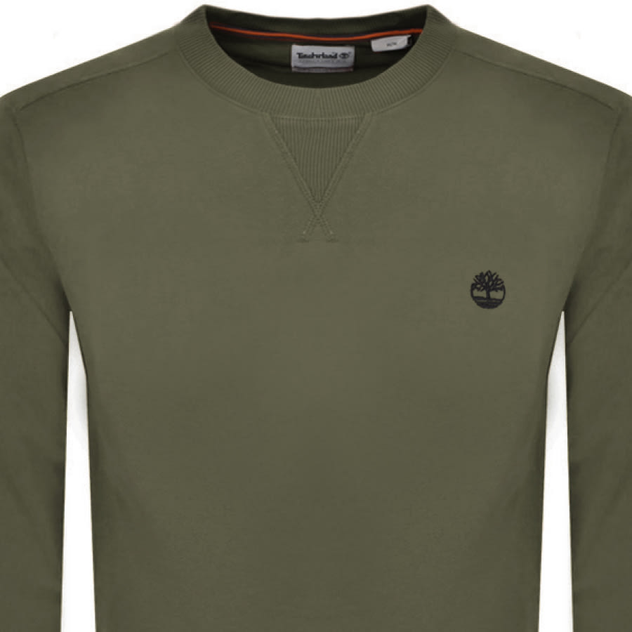 Alternative Image for ProductTimberland Crew Neck Logo Sweatshirt Green2